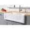 Gourmetier GKFA361810SQD Solid Surface Double Bowl Farmhouse Kitchen Sink, White GKFA361810SQD - alternate 2